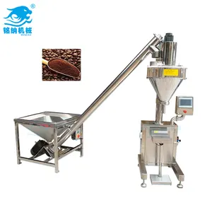 Semi automatic Milk tea coffee powder bottled single head powder filling machine