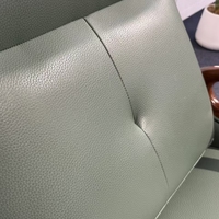 Fauteuil inclinable fonctionnel en bois massif n°1, en cuir véritable, pivotant, à bascule, pour salon ou bureau