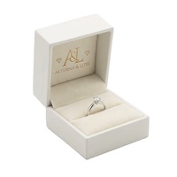 Boîte à bijoux en carton rectangulaire personnalisée pour boutons de manchette et emballage professionnel pour accessoires masculins