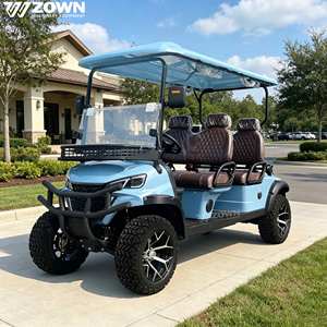 Voiturette de golf électrique de chasse haut de gamme avec capacité de charge élevée et boîte de rangement arrière pour projets commerciaux extérieurs - Product Image 1