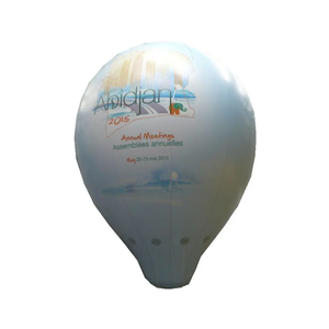 تعزيز في الهواء الطلق تفجير publicitaires gonflables شفافة نفخ الهليوم موكب السماء الهيليوم مربع البالون - Product Image 2