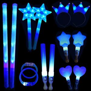 Chất Lượng Cao <span class=keywords><strong>LED</strong></span> Glow-in-The-Dark Cổ Vũ Gậy Đảng Cosplay Đồ Chơi Với Ánh Sáng Nhấp Nháy Cho Lễ Phục Sinh Ramadan Năm Mới Lễ Kỷ niệm - Product Image 5
