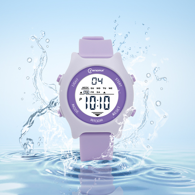 Best Selling Custom Cartoon Colorful Sports Kids Watches Children's Wrist Digital Watch for Kids