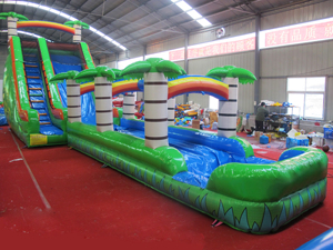 Lớn trượt nước Inflatable cho trẻ em và người lớn thương mại moonwalks Blow-up Hồ bơi cho nhà sử dụng trong nhà thương mại trượt nước - Product Image 2