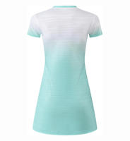 Kaos Wanita Motif Bunga Berbintik Kustom, Menyerap Keringat, Ramah Kulit, Cepat Kering, Pakaian Olahraga Latihan Tim, Logo Kustom