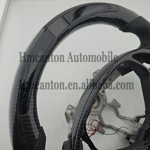 Hot Selling Quality Perforated Leather Carbon Fibre LED Steering <b>Wheel</b> Fit for Infiniti G27 G37 Car Steering <b>Wheel</b> - Product Image 5