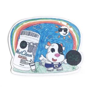 Aimants publicitaires personnalisés, cadeaux promotionnels, aimants de réfrigérateur en papier pour cartes de visite avec couche DL - Product Image 4