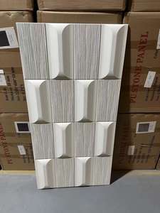 Moderno pannello di parete impermeabile resistente al fuoco esterno in pietra di plastica leggera in pietra in poliuretano - Product Image 4