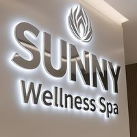 Letras LED, Letrero LED para Exteriores, Letrero Personalizado para Tienda, Letrero Exterior para Logotipos de Empresas, Letreros de Recepción, Letreros Comerciales Retroiluminados de Metal para Salón