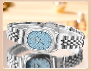 Reloj de Pulsera para Mujer Reward 212060L, Cuadrado, Elegante, de Acero, Resistente al Agua, con Diamantes, de Cuarzo, de Lujo - Product Image 6