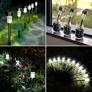 Lampe solaire de jardin en acier inoxydable personnalisable, étanche IP44, éclairage extérieur pour pelouse et aménagement paysager, livraison directe d'usine - Product Image 3