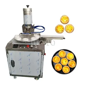 Besleyici ile otomatik yumurta Tart kabuk makinesi/yumurta Forming şekillendirme makinesi/yumurta Press basın makinesi