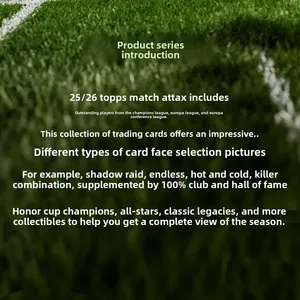 Tarjetas Coleccionables Oficiales Topps 2025/26 de <span class=keywords><strong>Messi</strong></span> de la UCL, Tarjetas Adicionales UCL Match Attax, Regalo para Fanáticos, Artículos Coleccionables de Fútbol - Product Image 3