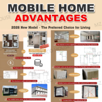Tiny Modular Prefab Z-shaped Folding Two-in-one Container House Modern Design for Office Building & Villa Use MZ ECO Brand