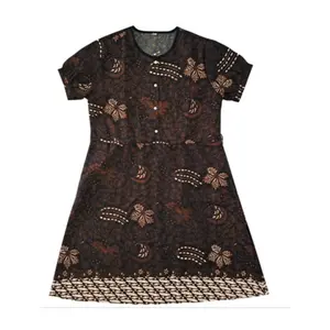 Cao Cấp Dresses Của Phụ Nữ Quần Áo Motif Batik Đêm Dresses Cho Người Phụ Nữ Thương Hiệu Thế Giới Của Batik Từ Indonesia