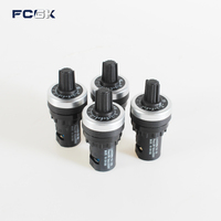 Miniatur daya tinggi potensiometer SSR 1k 2k 5k 10k 470k 500k dengan fitur perlindungan tersegel 22mm