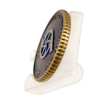 Pièce de monnaie commémorative moderne de haute qualité, personnalisée, en laiton plaqué or, avec logo 3D en relief et émail souple ou dur, pour