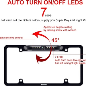 IP68 étanche USA cadre <span class=keywords><strong>de</strong></span> <span class=keywords><strong>plaque</strong></span> d'immatriculation <span class=keywords><strong>de</strong></span> voiture caméra <span class=keywords><strong>de</strong></span> <span class=keywords><strong>recul</strong></span> caméra <span class=keywords><strong>de</strong></span> <span class=keywords><strong>recul</strong></span> support <span class=keywords><strong>de</strong></span> <span class=keywords><strong>plaque</strong></span> d'immatriculation vue arrière caméra <span class=keywords><strong>de</strong></span> <span class=keywords><strong>recul</strong></span> HD arrière - Product Image 5