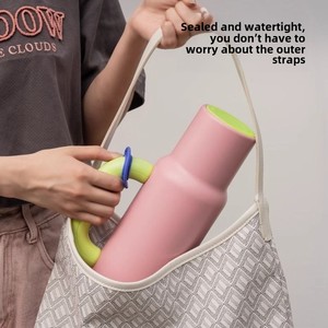 2025 Phổ Biến Đầy Màu Sắc Tùy Chỉnh Đôi Tường 304 Thép Không Gỉ Chân Không Cách Nhiệt Xe Du Lịch Cốc Cốc Cà Phê Với Nắp Rơm - Product Image 4