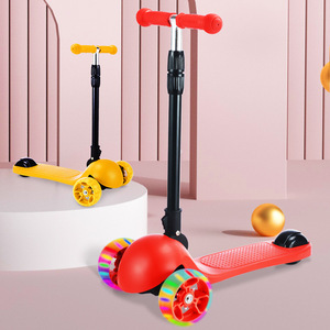 Kids Scooter <b>Three</b> Wheel Foldable Led Light Adjustable Height For 2 8 Years Old Children With Lights And Portable Design - Product Image 1