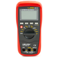 Kapasitansi ketahanan arus 4000 hitungan 600v Dc/Ac pengukur jarak otomatis Voltmeter Ohm Amp penguji Multimeter Digital