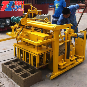 Mesin Pembuat Batako Beton Semi Otomatis Harga Pabrik Mesin Bata Tanah Terkompresi Mesin Pemasang Bata - Product Image 4