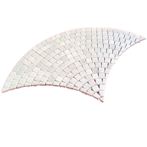 Chất lượng cao Bianco Carrara cá trắng quy mô sò điệp fan hâm mộ mô hình nhỏ Gạch <span class=keywords><strong>Mosaic</strong></span> Mài - Product Image 3