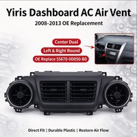 Grille de ventilation de tableau de bord pour climatisation, référence 55670-0D050-B0, remplacement direct pour Toyota Yaris 2008-2013, sortie d'air intérieure de voiture