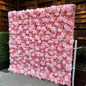 Multi Shade Pink White Spliable Rose <b>Flower</b> <b>Wall</b> Christmas Handmade Romantic Dreamy Great for Nail Salon Boutique Decor - Product Image 6