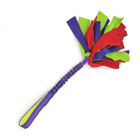Jouet pour animaux de compagnie en peluche TPR interactif transfrontalier pour chiens chats soulagement molaire coloré élastique en polyester résistant aux morsures