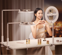Anneau lumineux LED professionnel pour téléphone portable, idéal pour les selfies, les vidéos et le streaming en direct sur TikTok - Support de téléphone portable avec éclairage