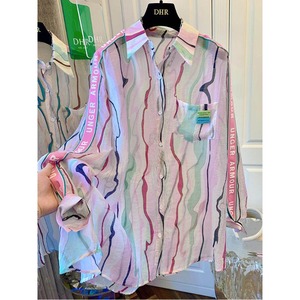 <span class=keywords><strong>เสื้อ</strong></span>เชิ้ตผู้หญิงสไตล์เรโทรแฟชั่นใหม่ประจำฤดูร้อนปี 2026 จาก Boutique Wholesale ทรงหลวมใส่สบายและใช้งานได้หลากหลาย - Product Image 2