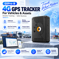 Traceur GPS 4G Q3Pro 1500mAh pour Véhicules, Localisateur d'Actifs Sans Fil à Aimant Puissant, Suivi en Temps Réel, Alerte Anti-Manipulation, Longue Autonomie de la Batterie