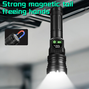 Đèn pin đa chức năng mới với Laser và nhiều nguồn sáng, đèn pin từ tính có thể sạc lại - Product Image 5