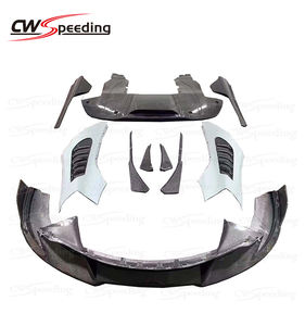 KIT DE CARROCERÍA DE FIBRA DE CARBONO PERSONALIZADO para <span class=keywords><strong>MCLAREN</strong></span> <span class=keywords><strong>720S</strong></span> LABIO DE PARACHOQUES DELANTERO, FALDONES LATERALES, DIFUSOR TRASERO - Product Image 1