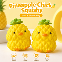 Jouet Squishy Canard Ananas Adorable Super Doux Anti-Stress pour Enfants