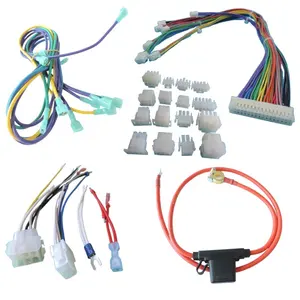 Super Bright White High Temp Headlight Bulb Socket Wiring Harness Pigtail Fits 9004 or 9007 Head Light Bulb