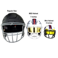 Visières de casque MIDI en acrylique, visières miroir couleur chrome, collection de visières de football