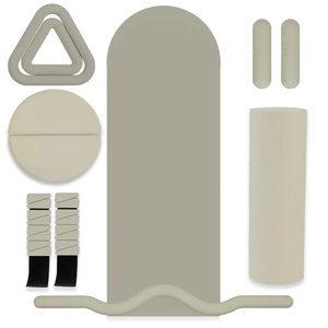 Thiết Bị Tập Thể Dục Pilates Set PU Yoga Mat Silicone Mắt Cá Chân Trọng Lượng Tay Trọng Lượng Với Pilates Bóng Và Yoga Khối - Product Image 1