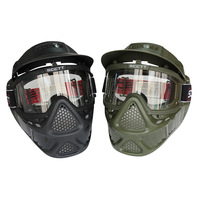 Casque de tir à l'arc pour adultes, jeu de paintball