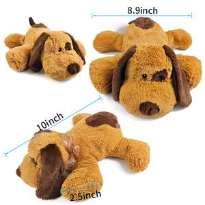 Animal de peluche calentado <span class=keywords><strong>en</strong></span> microondas, peluche ponderado, cachorro tumbado, juguete perfumado de lavanda, alivio de <span class=keywords><strong>la</strong></span> <span class=keywords><strong>ansiedad</strong></span> y el dolor de <span class=keywords><strong>barriga</strong></span> - Product Image 3