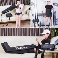 Bottes de récupération à compression d'air à 4 chambres VU, certifiées FDA 5-10-(k) CE MDR, masseur de jambes pour la récupération sportive et le drainage lymphatique