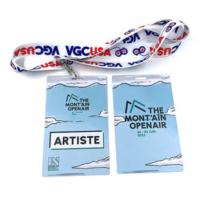 도매 VIP 이벤트 Backstage 패스 사용자 정의 인쇄 이름 배지 Lanyards 이벤트 - Product Image 4
