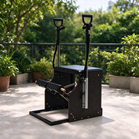 Chaise Wunda de Pilates en bois de hêtre, équipement de fitness professionnel pour Pilates, poignées de résistance, entraînement de rééducation du tronc en studio
