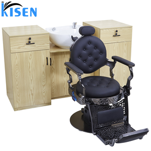 Sillón de Barbero Hidráulico Giratorio Invertible KISEN para Peluquería al por Mayor - Product Image 3