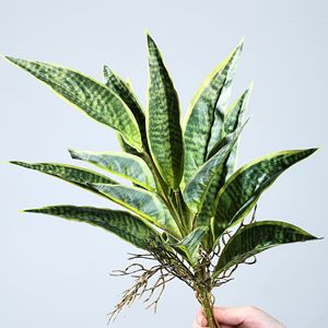 Planta de Serpiente Artificial Mengjie Handicrafts de 30cm-100cm, PVC Suave con Raíces, Decoración Interior y Exterior - Product Image 1