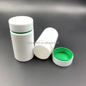 豪华医疗包装100CC 120CC塑料宠物白色药丸胶囊粉末包装容器