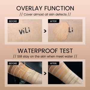 <span class=keywords><strong>Fondotinta</strong></span> liquido opaco etichetta privata in tubo tondo nudo a lunga durata SPF20 correttore idratante per tonalità di pelle scura - Product Image 3