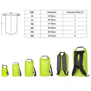 Échantillon gratuit BSCI Homme Femme Extrêmement Compact Léger Roll Top Dry Bag Poche étanche pour le kayak, la navigation de plaisance et la randonnée - Product Image 4