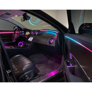 Luz Ambiental RGBIC Premium para Auto, Tira Acrílica Sinfónica, Lámpara Interior de Neón para Jaguar XJL 2010-2018 - Product Image 5